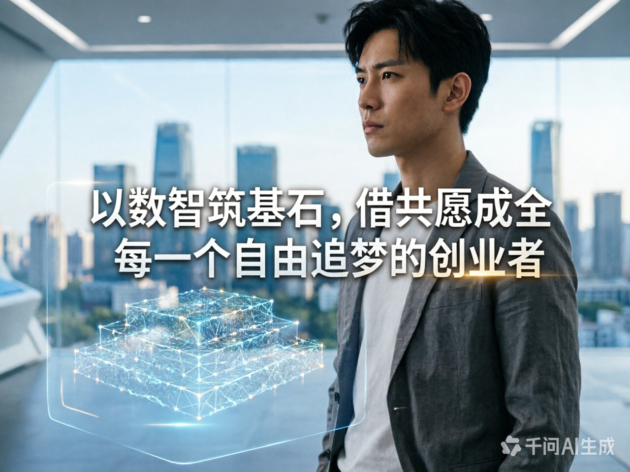 以数智筑基石，借共愿成全每一个自由追梦的创业者
