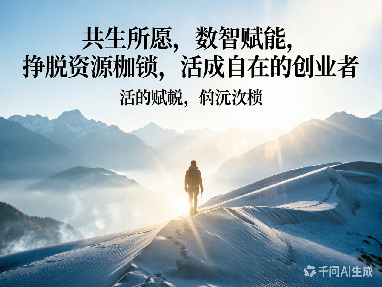 共生所愿，数智赋能，挣脱资源枷锁，活成自在的创业者